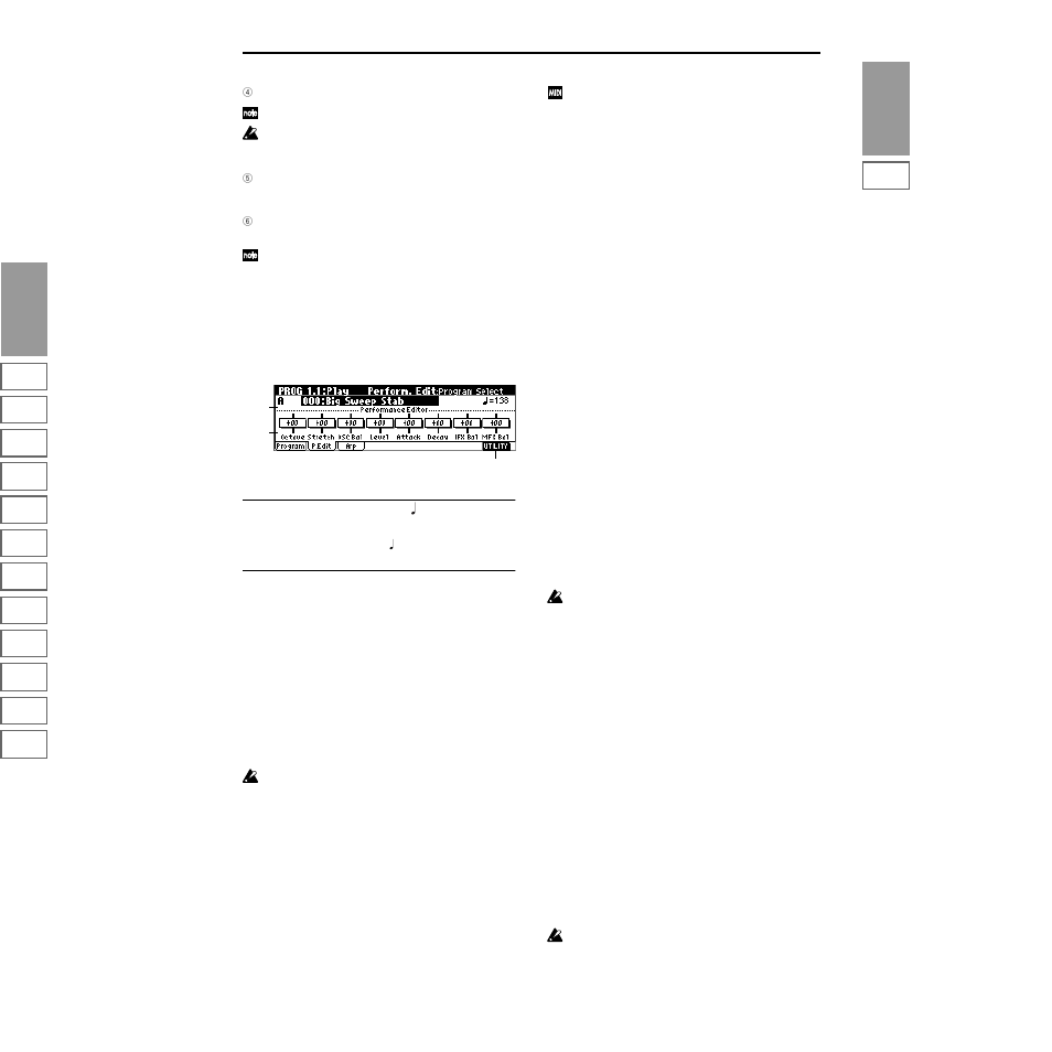 1–2: p.edit (performance editor) | KORG TRITON Le Electric Keyboard User Manual | Page 10 / 269