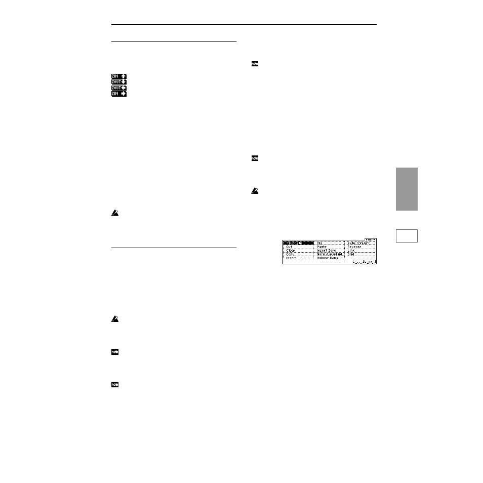 KORG TRITON Le Electric Keyboard User Manual | Page 106 / 269