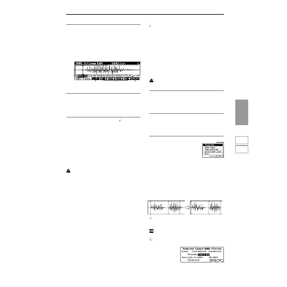 1–2: edit2 | KORG TRITON Le Electric Keyboard User Manual | Page 114 / 269