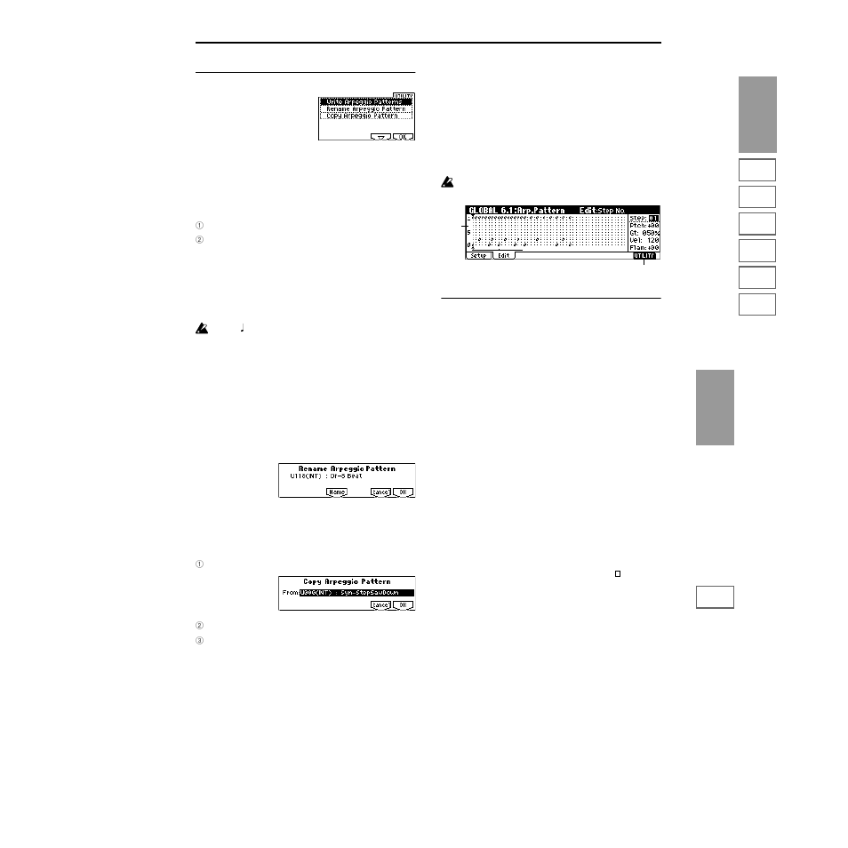 1–2: edit | KORG TRITON Le Electric Keyboard User Manual | Page 144 / 269