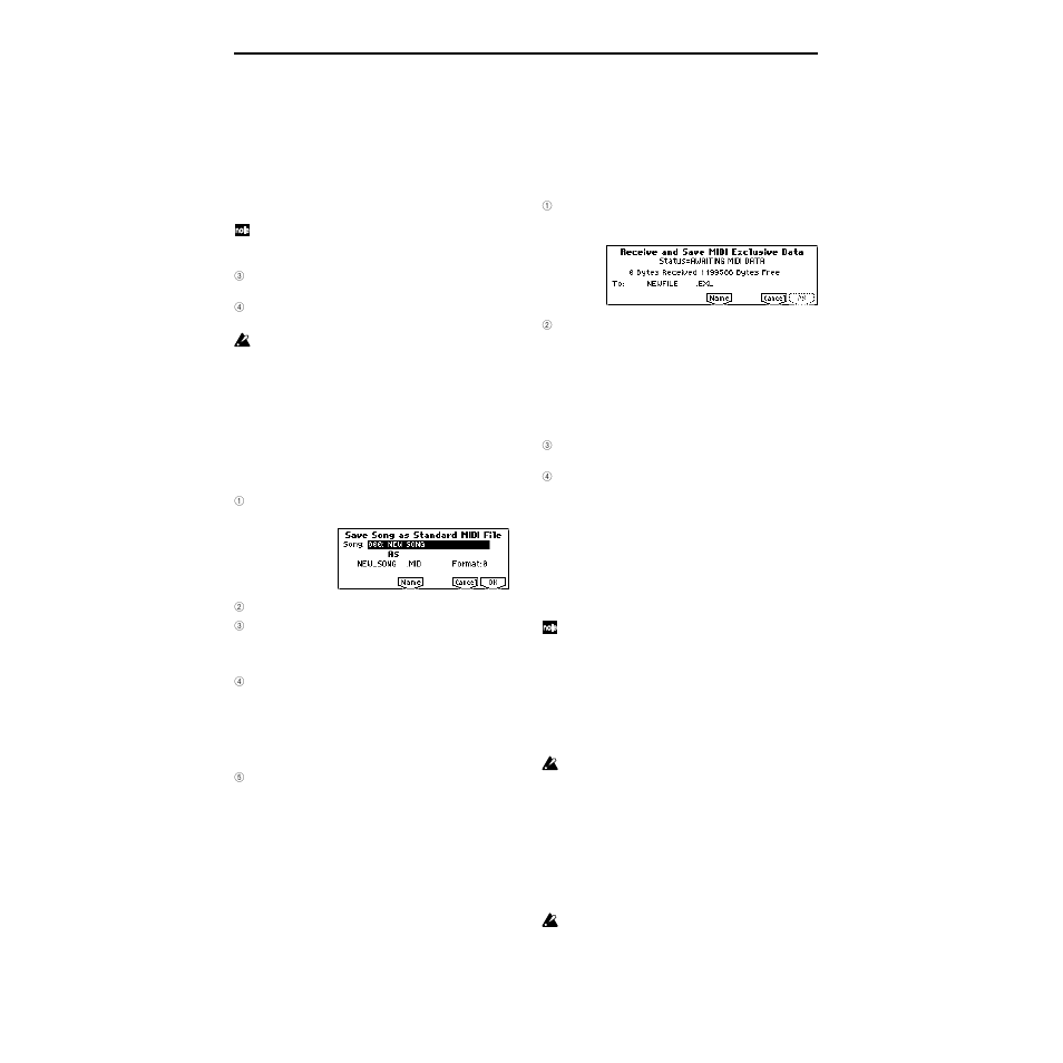 P.150 “export | KORG TRITON Le Electric Keyboard User Manual | Page 157 / 269