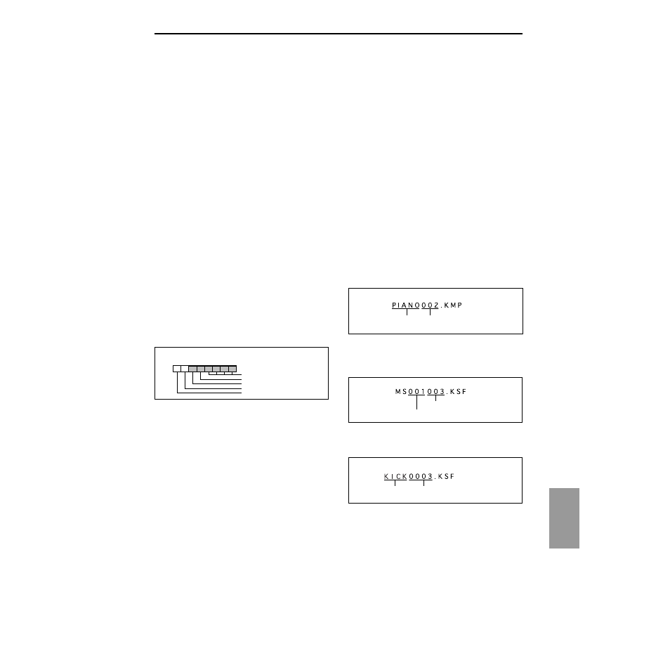 251 appendices | KORG TRITON Le Electric Keyboard User Manual | Page 258 / 269