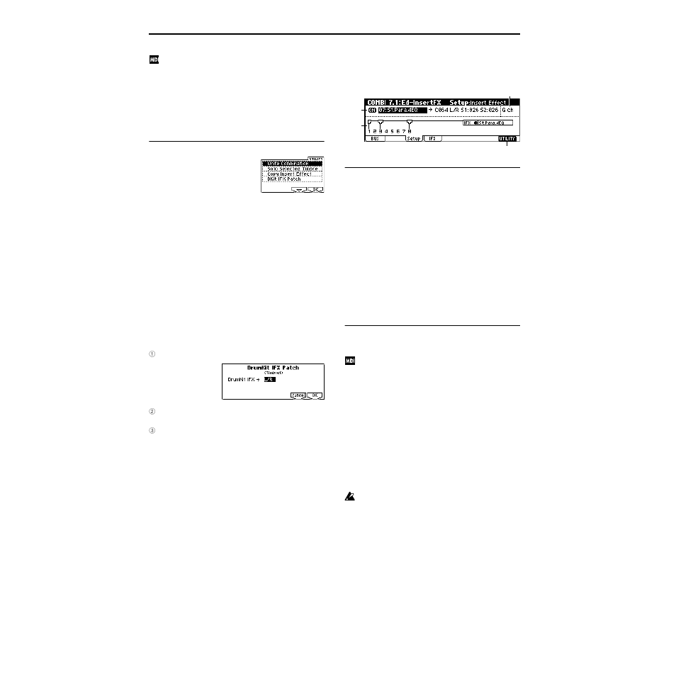 1–2: setup | KORG TRITON Le Electric Keyboard User Manual | Page 53 / 269