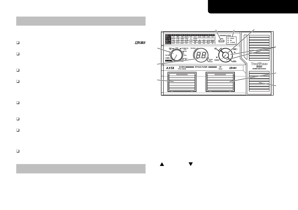 Introduction, Main features, Front and rear panel | Front panel, Ax5b owner’s manual | KORG TONEWORKS AX5B User Manual | Page 5 / 43