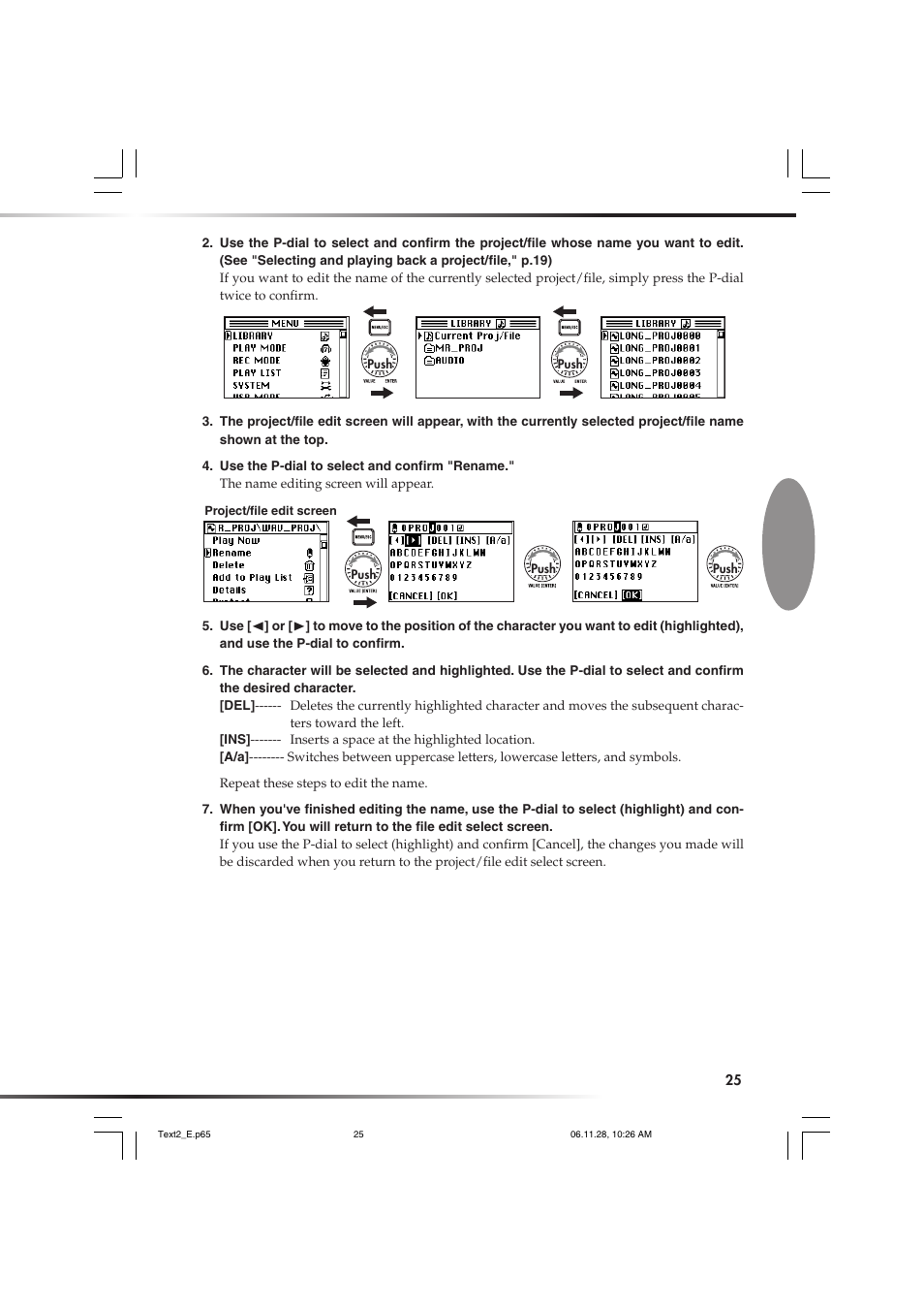 KORG DSD MR-1000 User Manual | Page 25 / 56
