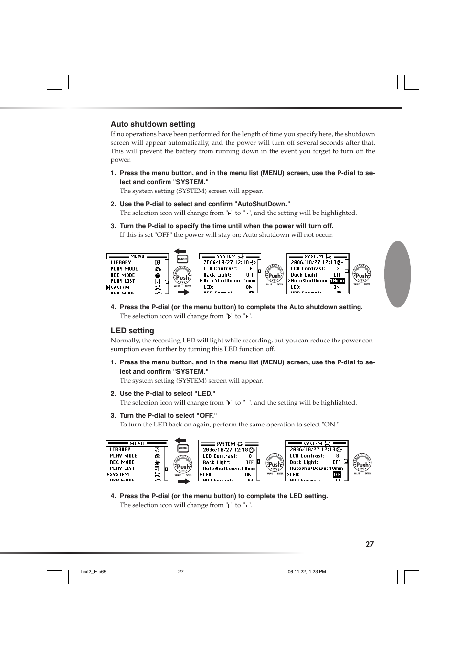 KORG DSD MR-1000 User Manual | Page 27 / 56