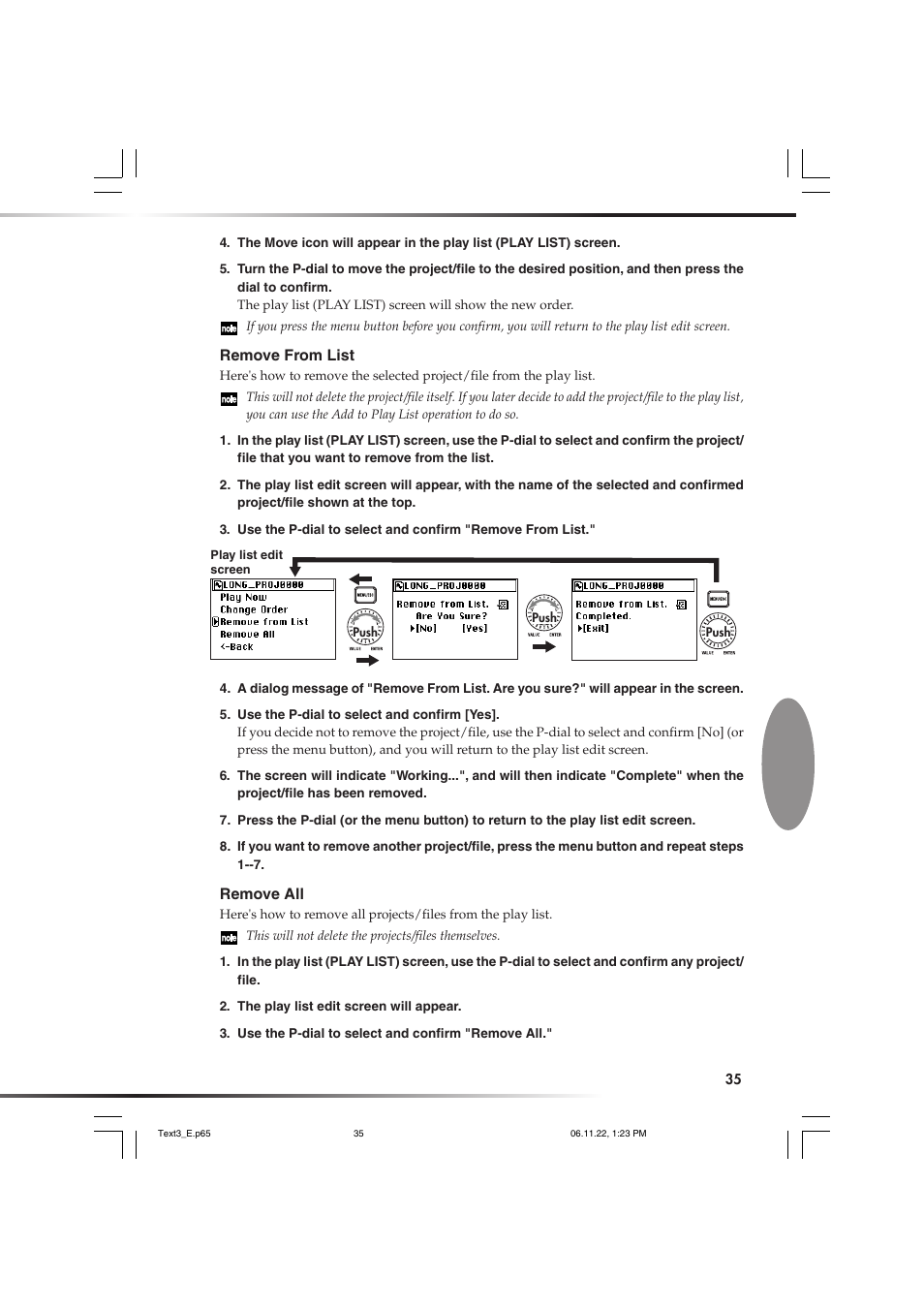 KORG DSD MR-1000 User Manual | Page 35 / 56