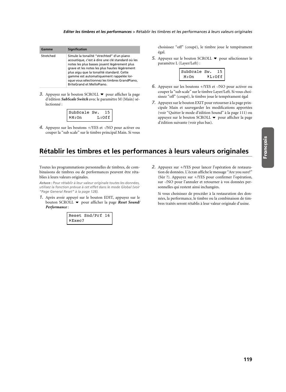 KORG C-520 User Manual | Page 121 / 298