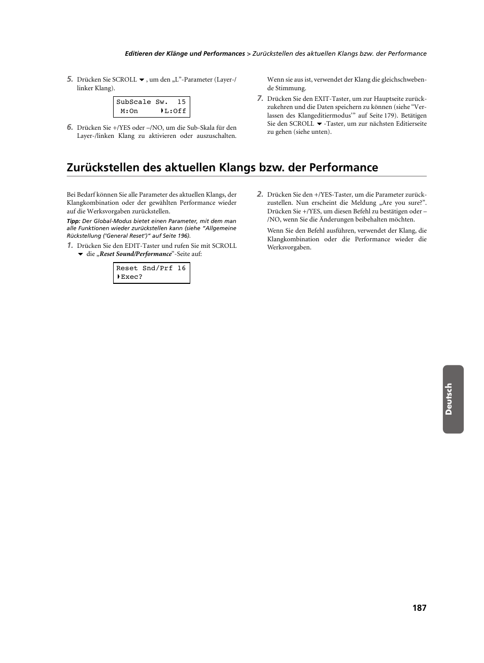 KORG C-520 User Manual | Page 189 / 298