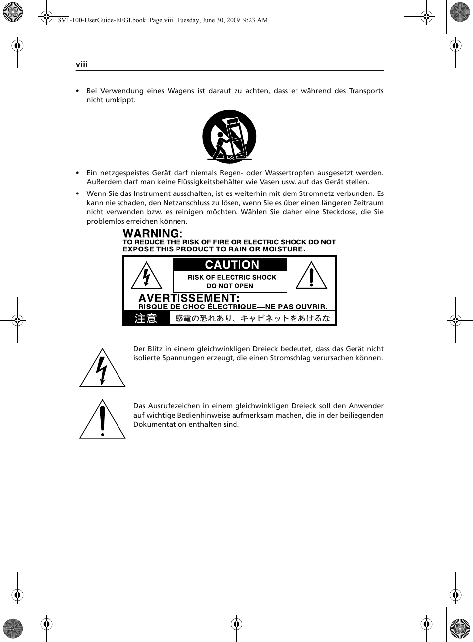 KORG STAGE VINTAGE SV-1 User Manual | Page 10 / 178