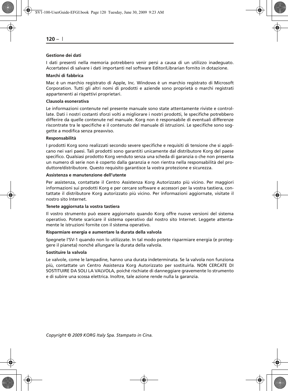 KORG STAGE VINTAGE SV-1 User Manual | Page 134 / 178