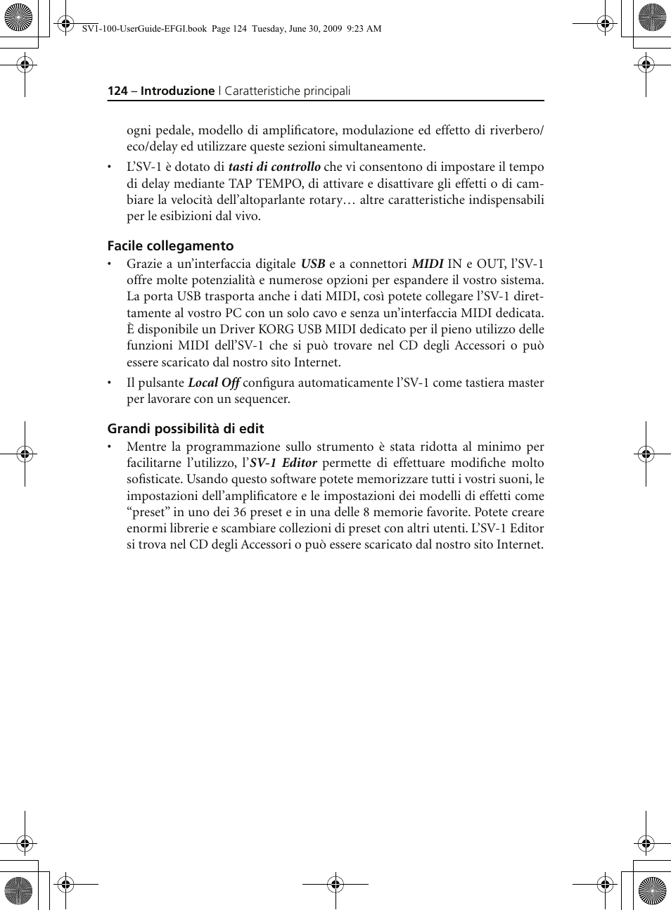 Facile collegamento, Grandi possibilità di edit | KORG STAGE VINTAGE SV-1 User Manual | Page 138 / 178