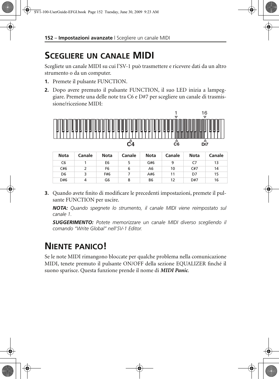 Scegliere un canale midi, Niente panico, Scegliere un canale midi niente panico | Midi, Cegliere, Canale, Iente, Panico | KORG STAGE VINTAGE SV-1 User Manual | Page 166 / 178