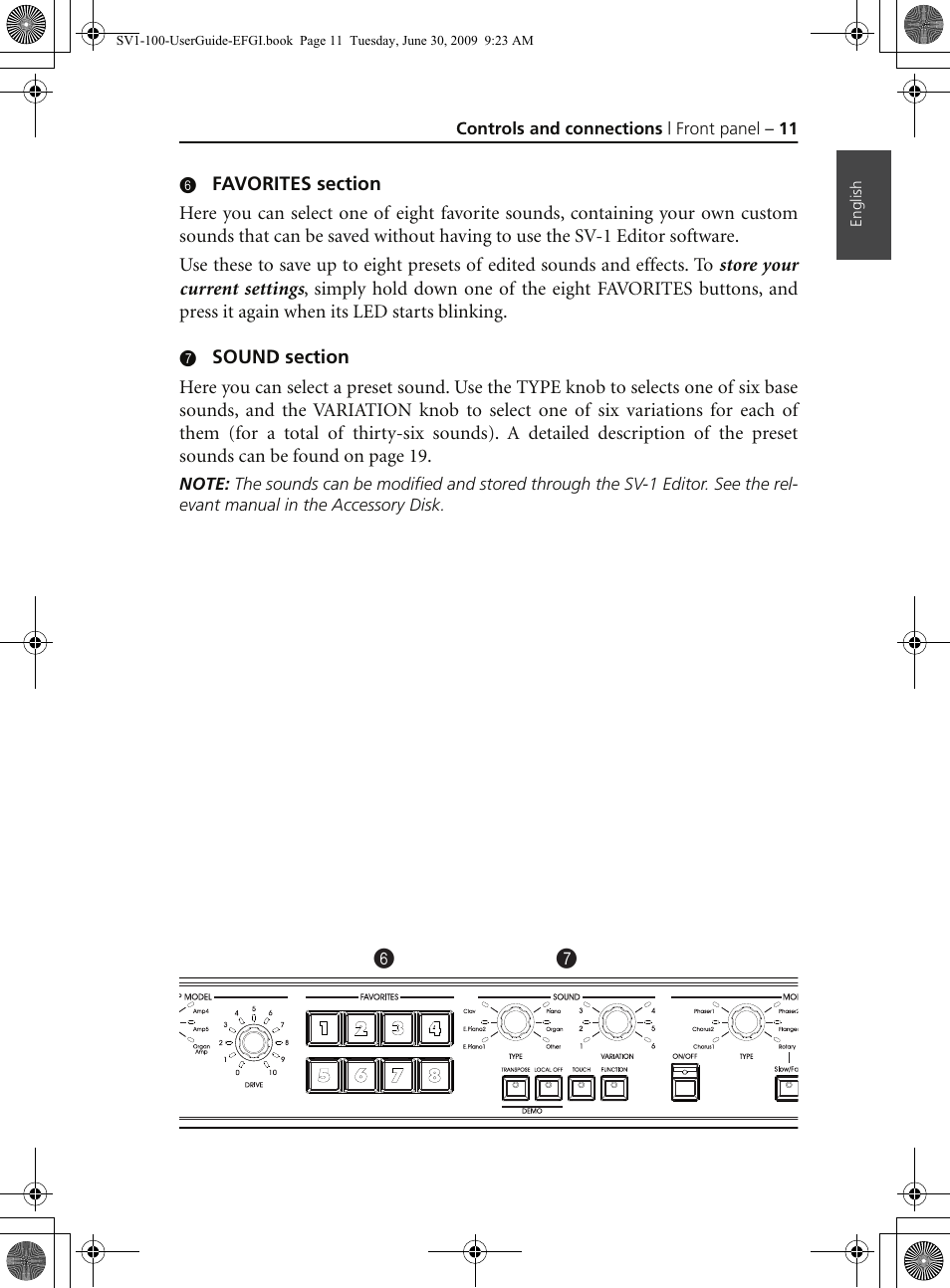 KORG STAGE VINTAGE SV-1 User Manual | Page 25 / 178