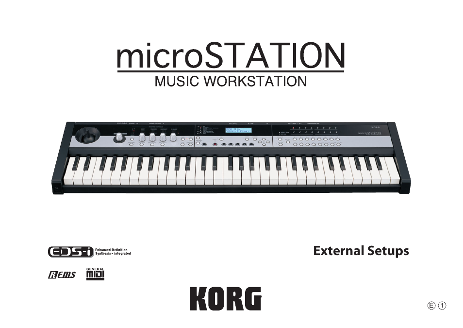 KORG MICROSTATION KLC M1 User Manual | 16 pages