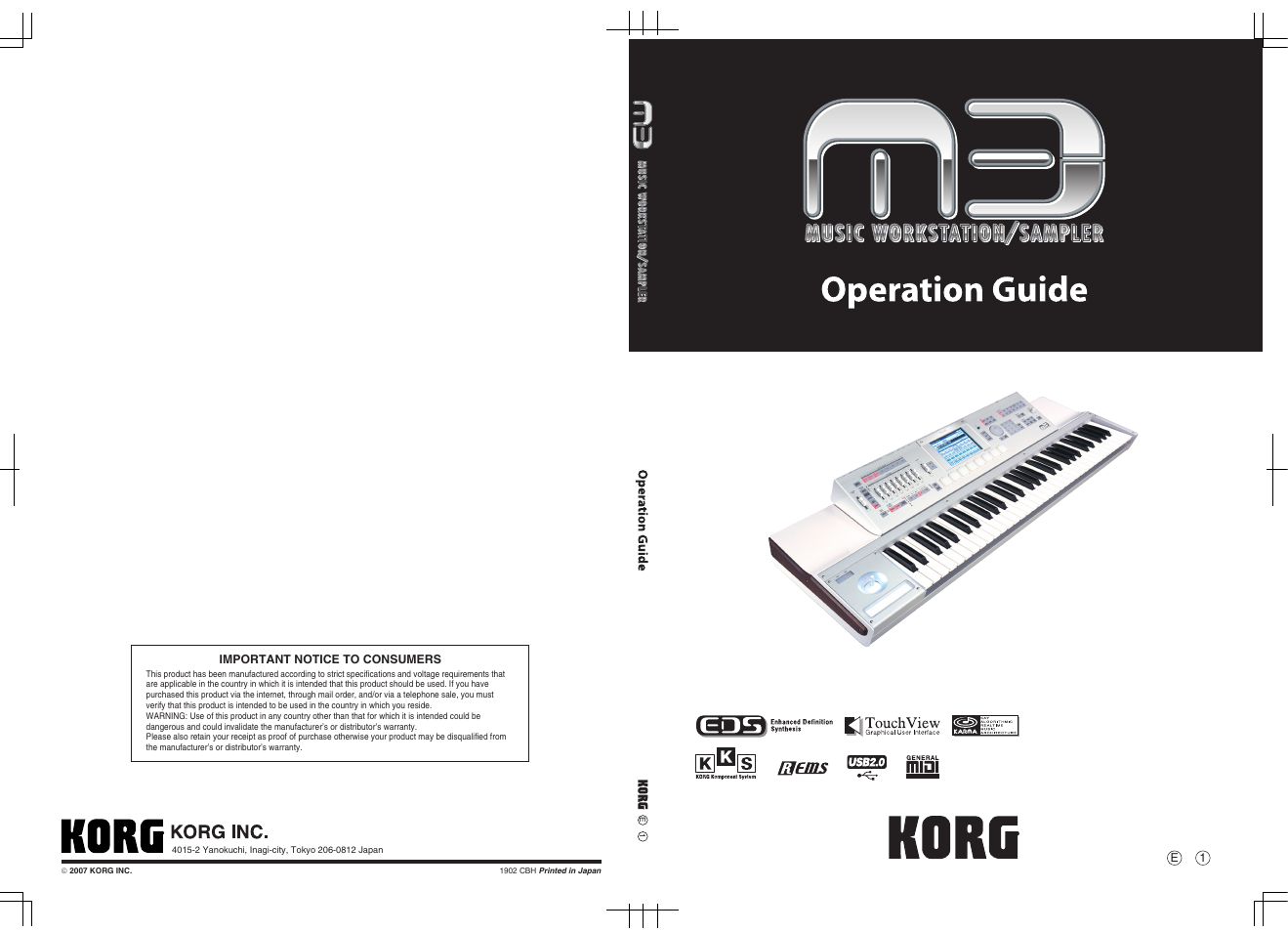 KORG M3 User Manual | 237 pages