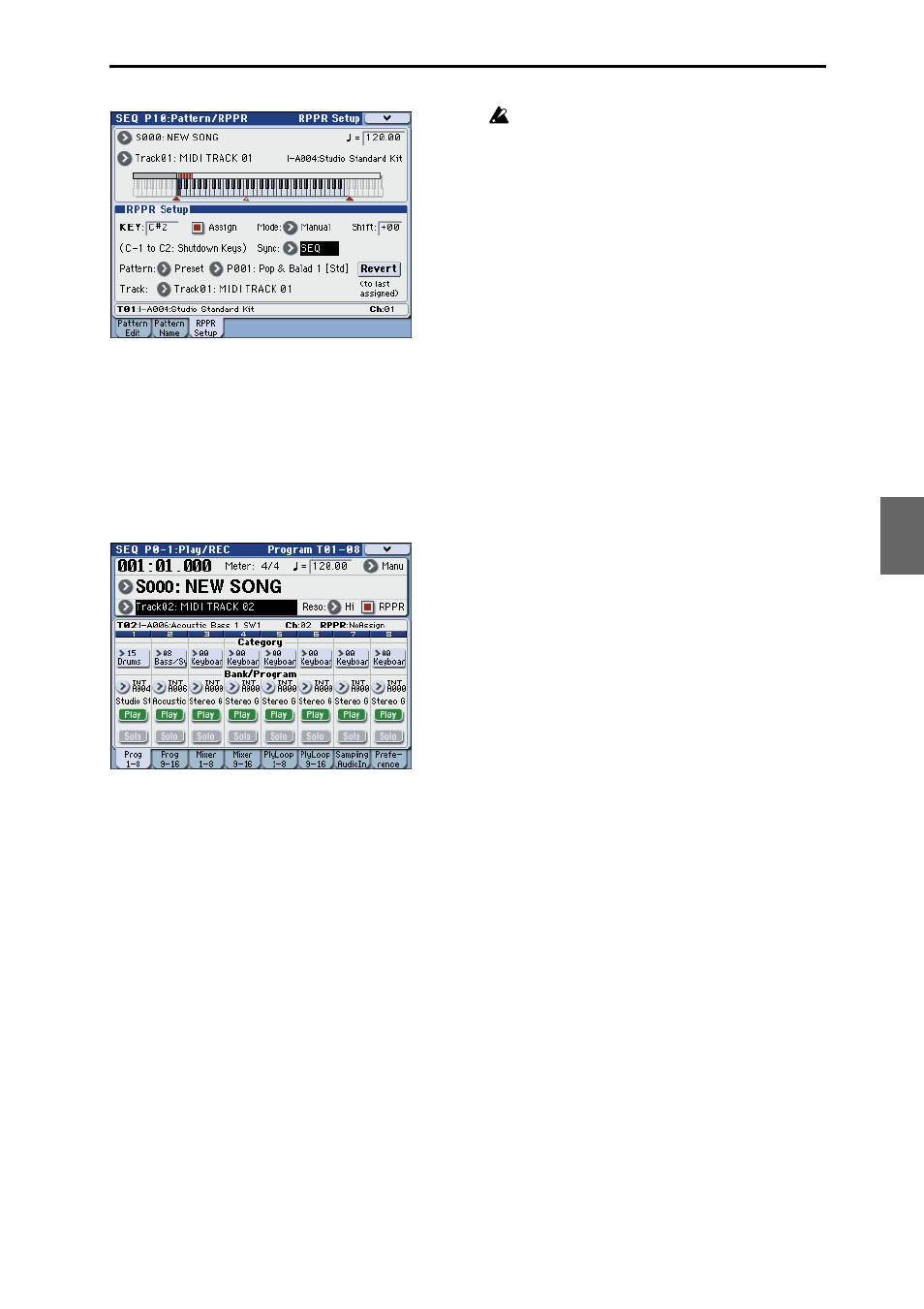 KORG M3 User Manual | Page 107 / 237