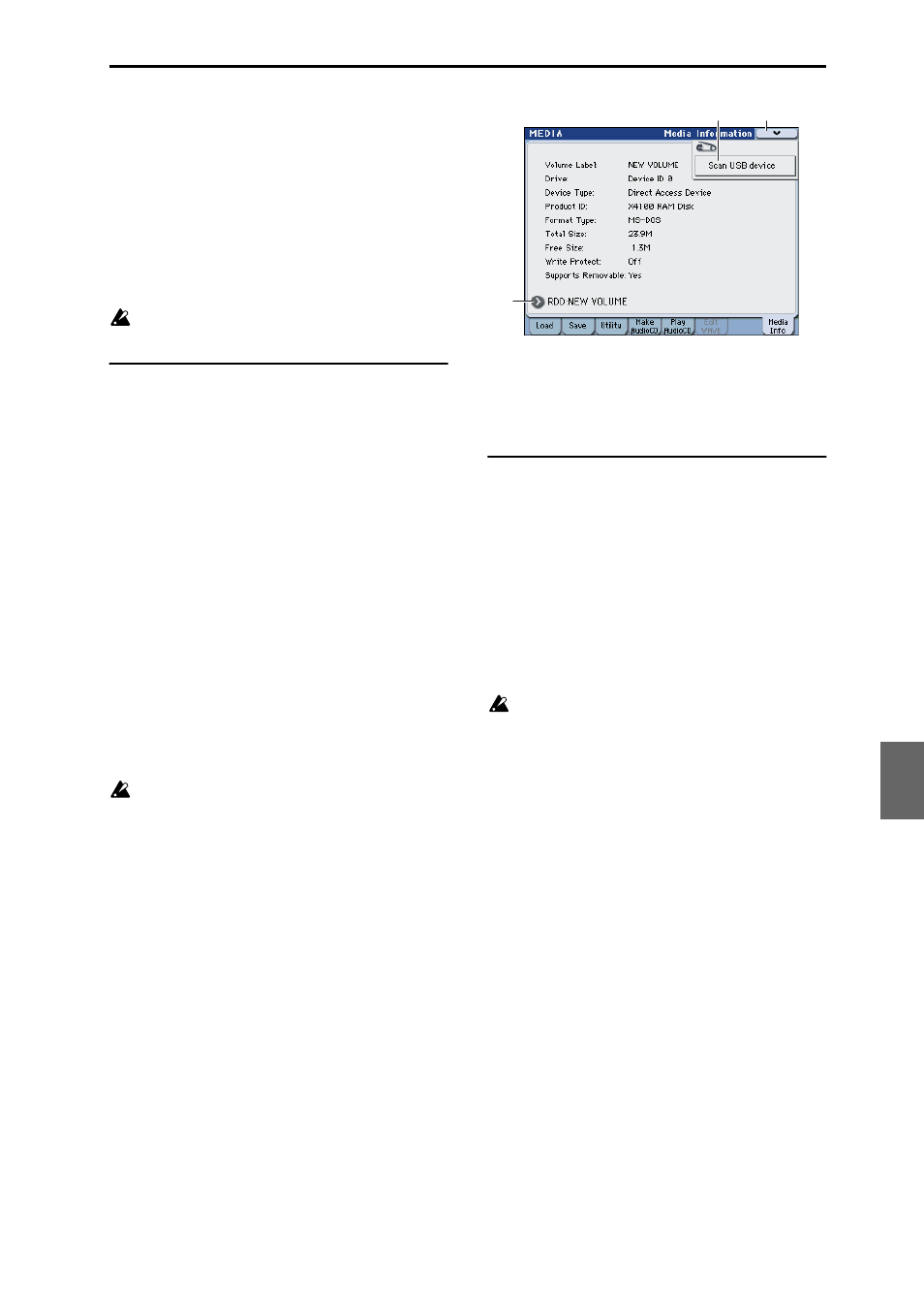 Media setup, How to save data | KORG M3 User Manual | Page 151 / 237