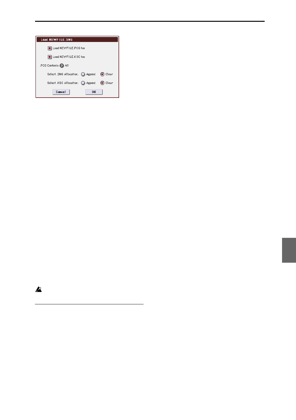 Loading m3 system update data | KORG M3 User Manual | Page 155 / 237