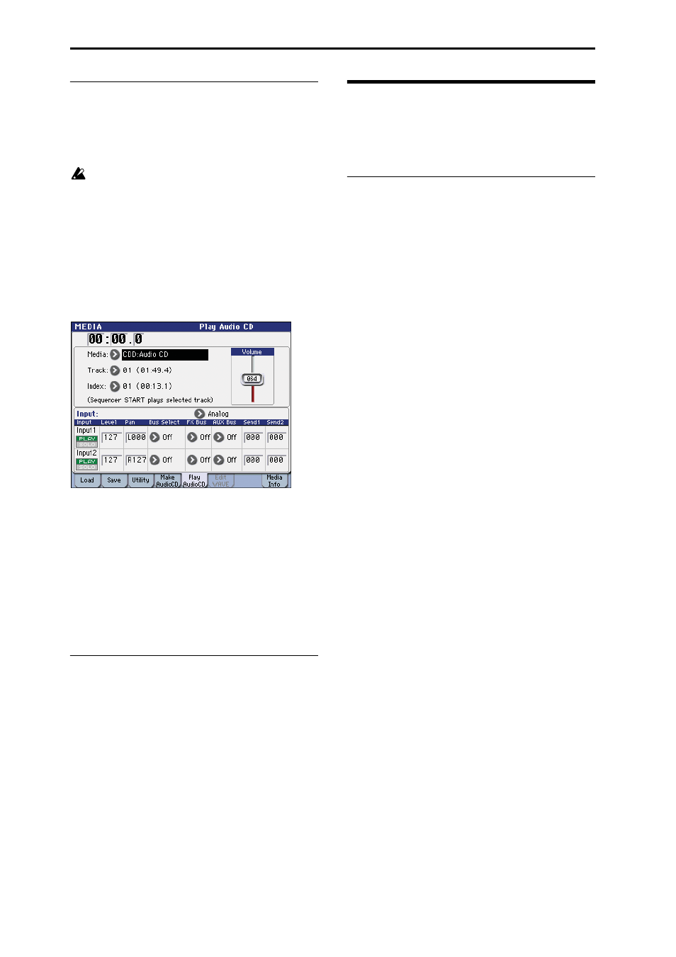 Viewing information about media – mediainfo, Viewing information about media – media info, P.152 | Auditioning an audio cd you’ve finalized, Saving track lists, Mounting usb storage devices | KORG M3 User Manual | Page 160 / 237