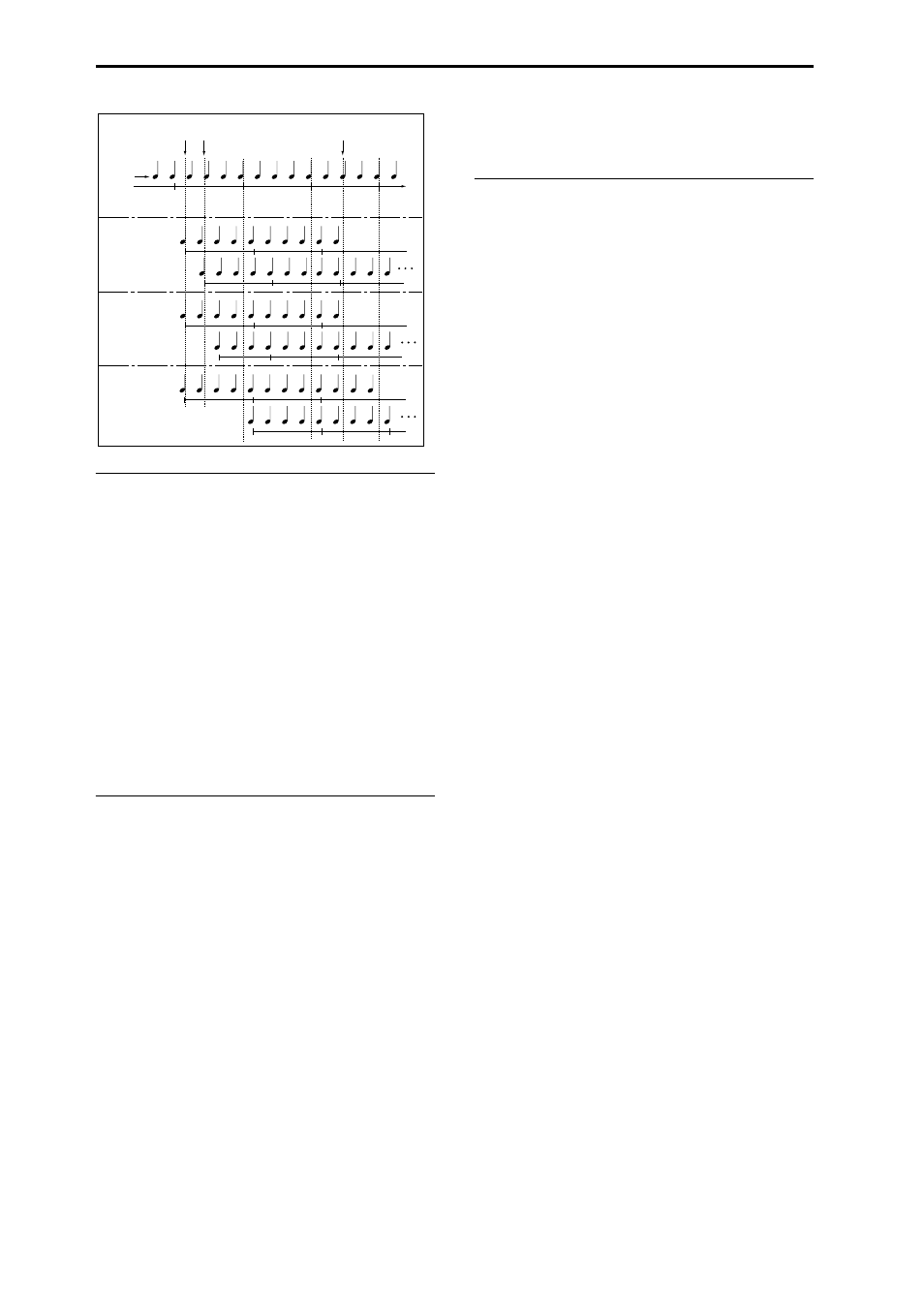 Synchronization with song stop, Slave operation, Master operation | Synchronization with a song in sequencer mode, Synchronization to midi clock, Synchronization with midi realtime com- mands, Synchronization via midi clock, Drum track function | KORG M3 User Manual | Page 202 / 237
