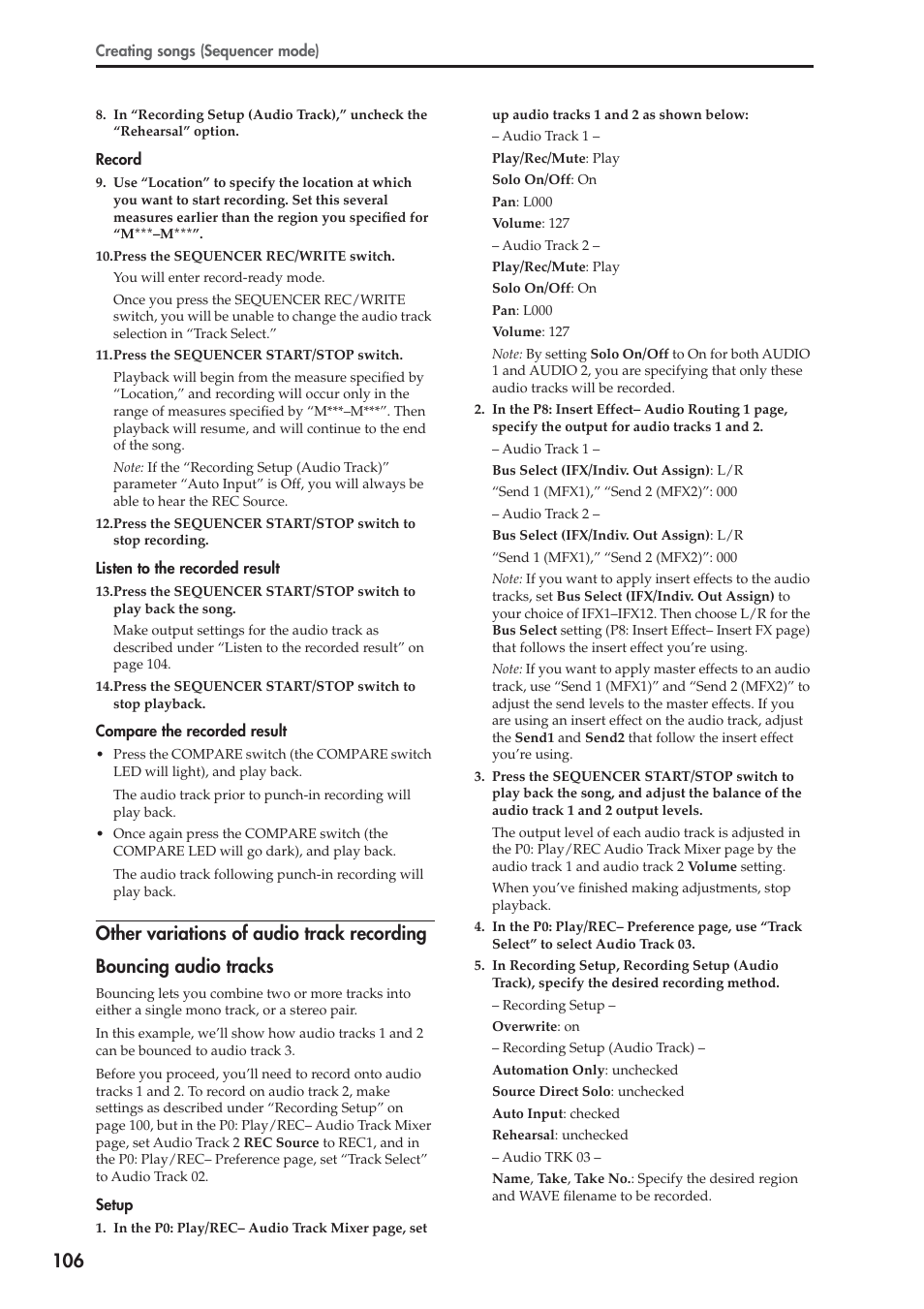 KORG OASYS musical instruments User Manual | Page 114 / 241