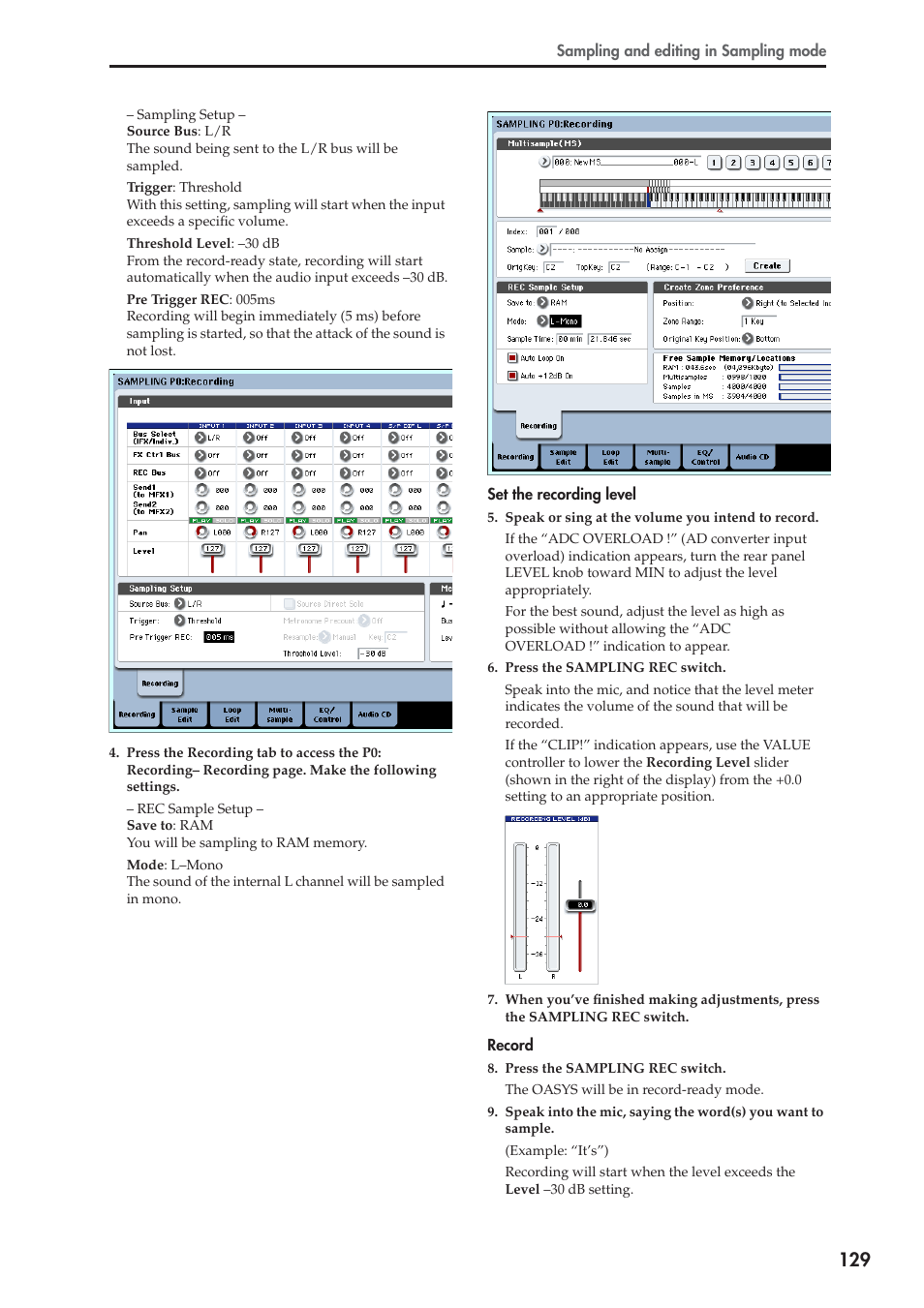 KORG OASYS musical instruments User Manual | Page 137 / 241