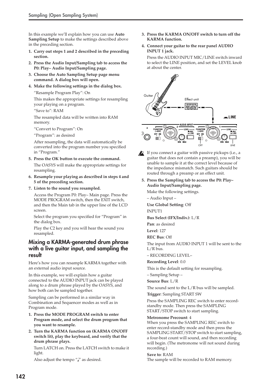 KORG OASYS musical instruments User Manual | Page 150 / 241