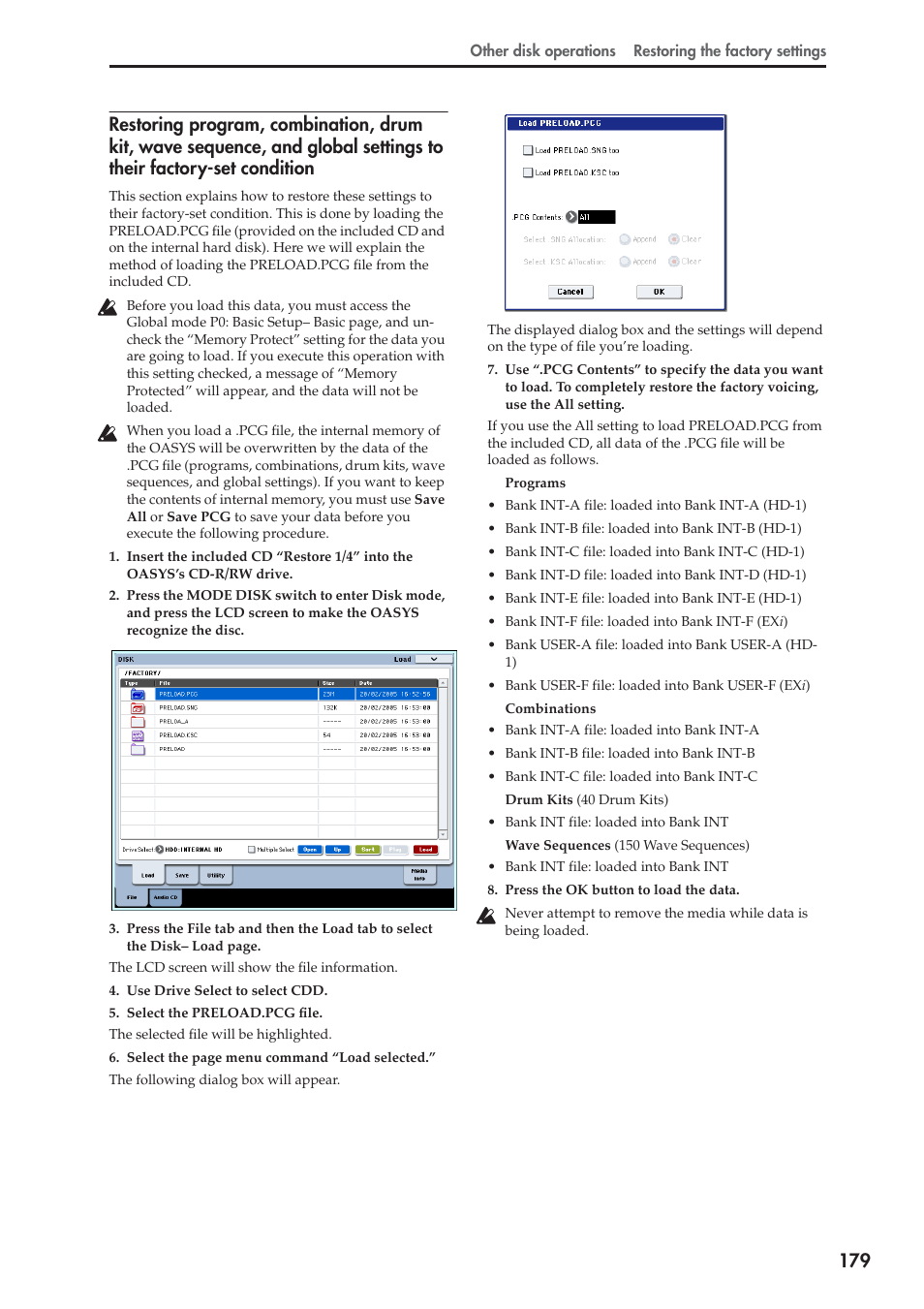 KORG OASYS musical instruments User Manual | Page 187 / 241