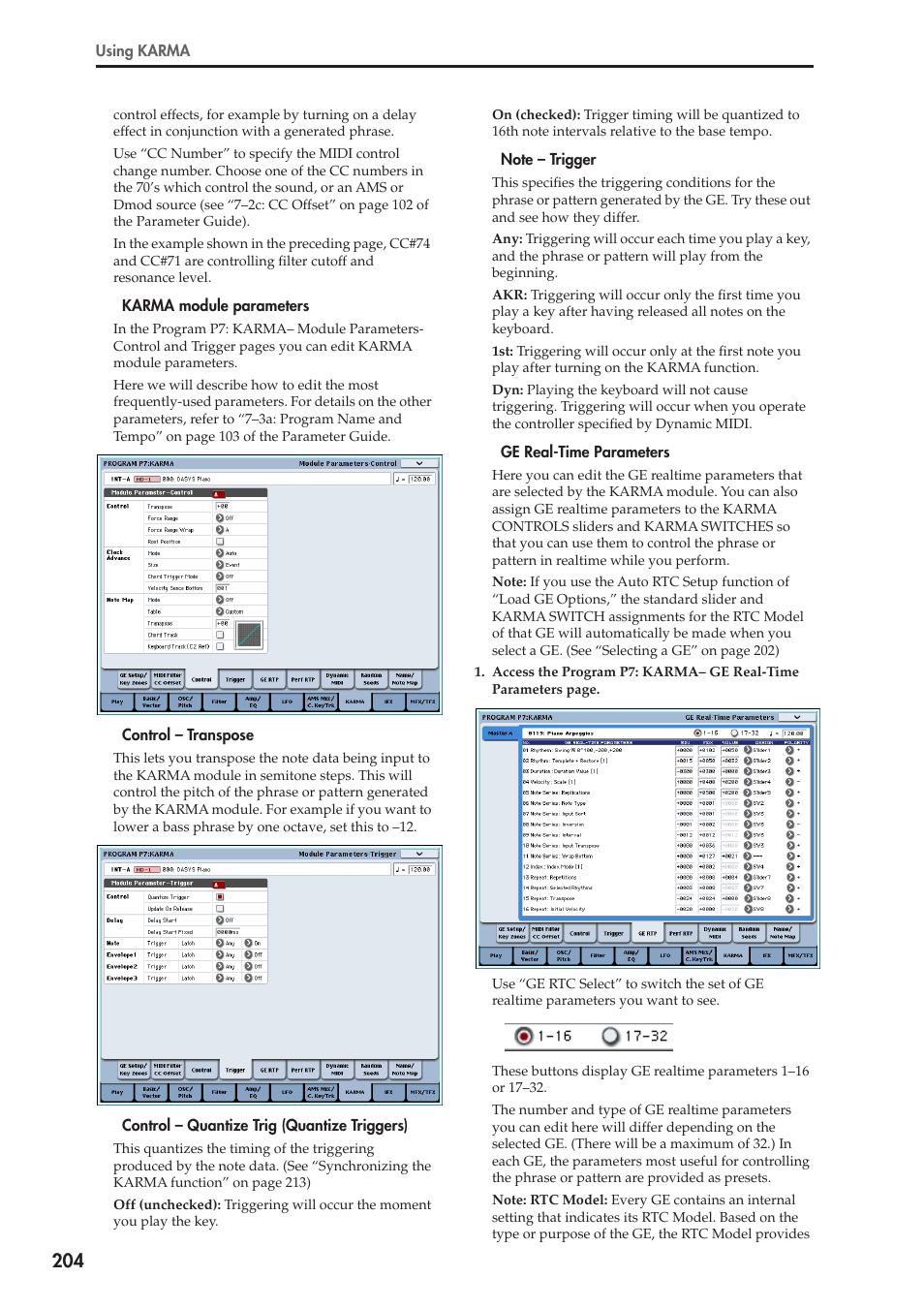 KORG OASYS musical instruments User Manual | Page 212 / 241