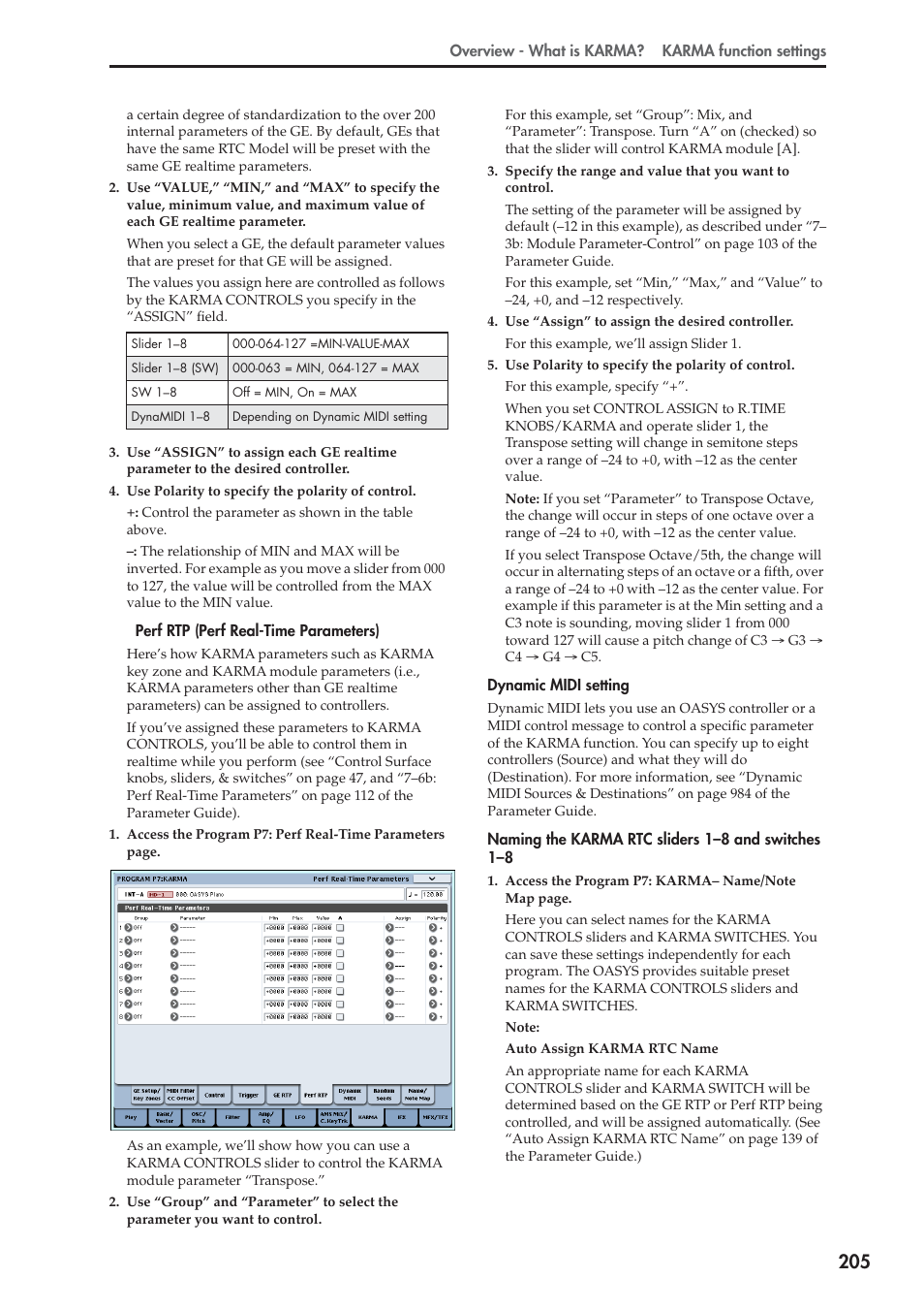 KORG OASYS musical instruments User Manual | Page 213 / 241