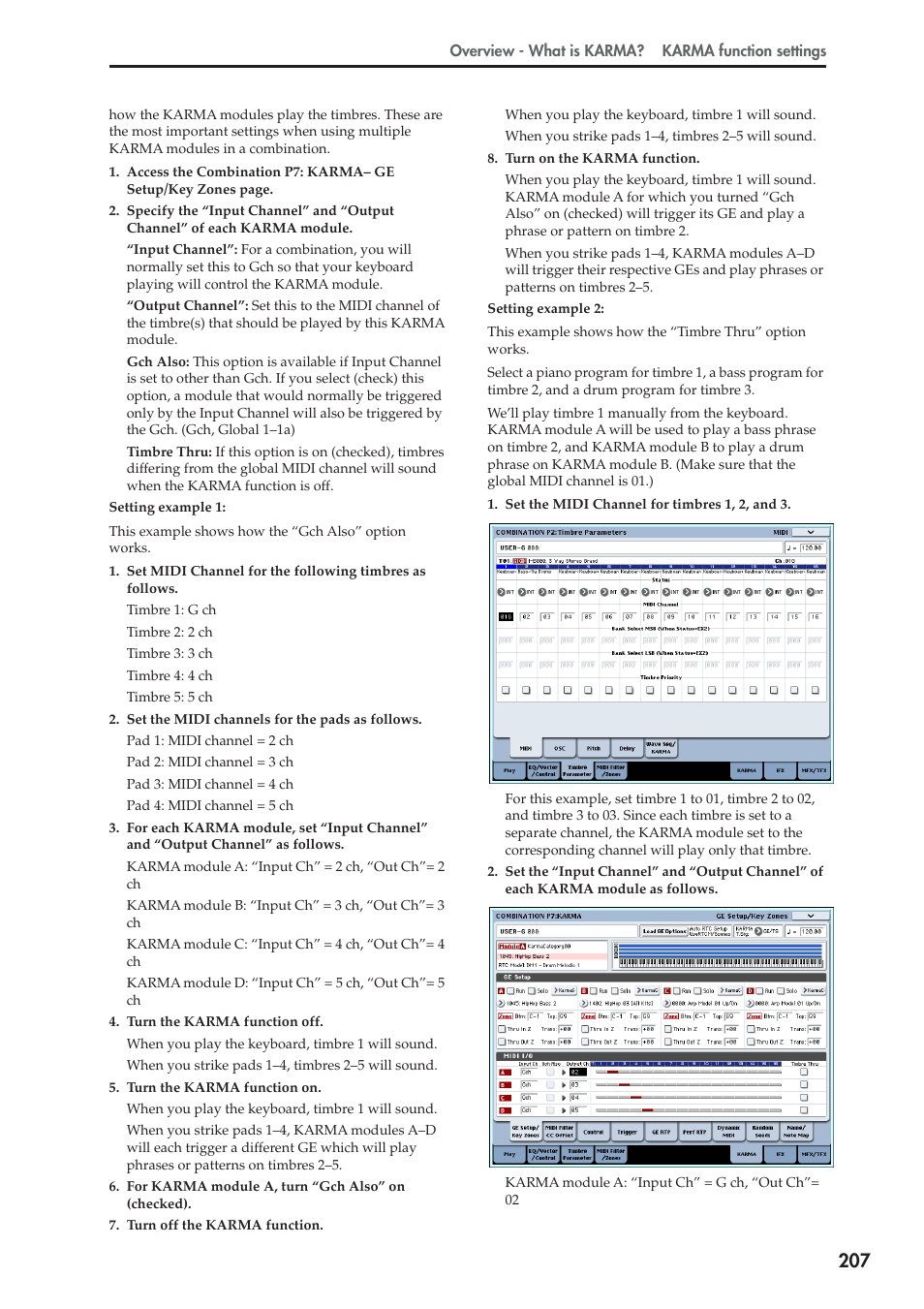 KORG OASYS musical instruments User Manual | Page 215 / 241