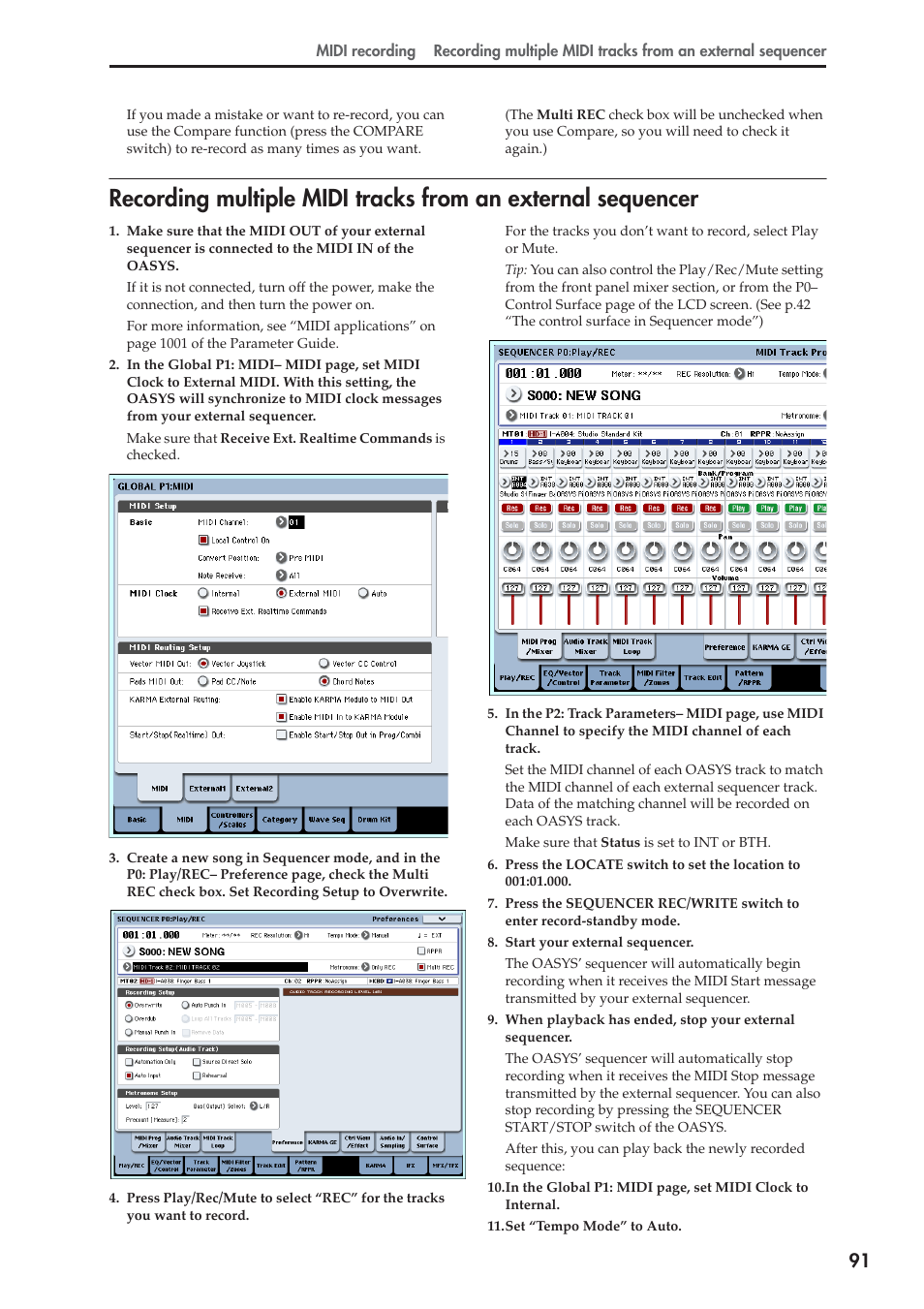 KORG OASYS musical instruments User Manual | Page 99 / 241