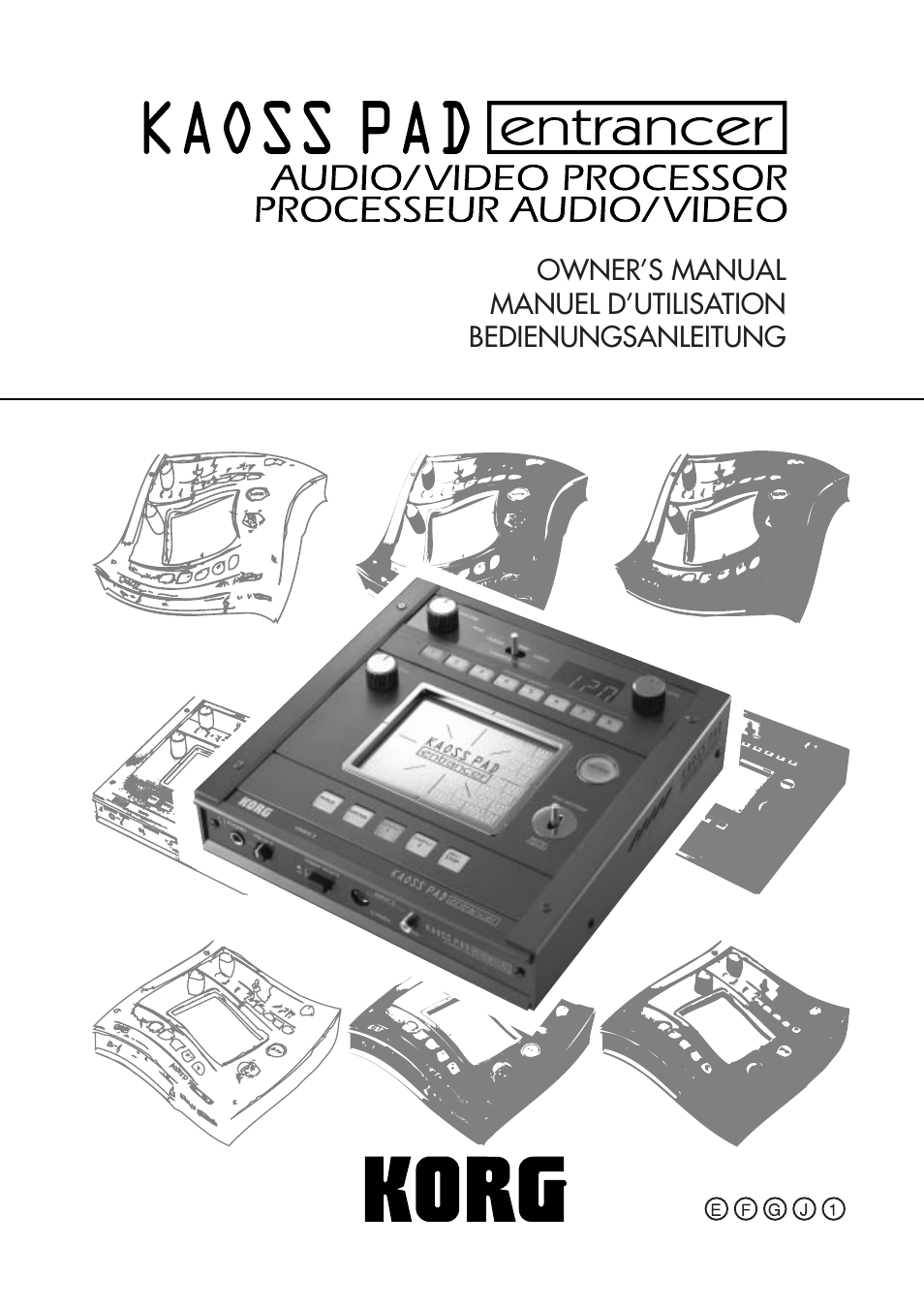 KORG KAOSS PAD Entrancer User Manual | 70 pages