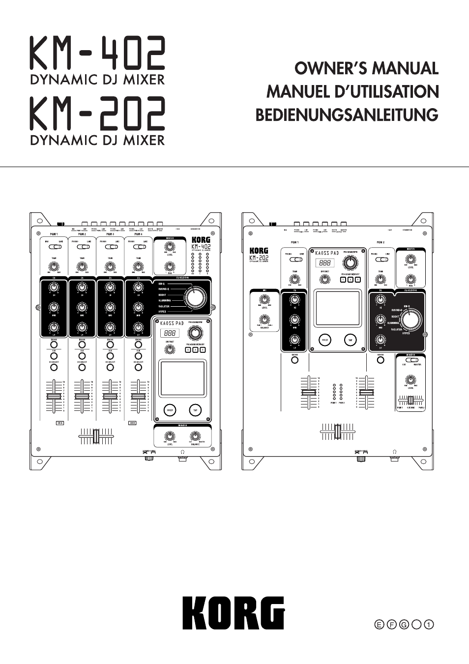 KORG KM-202 User Manual | 46 pages