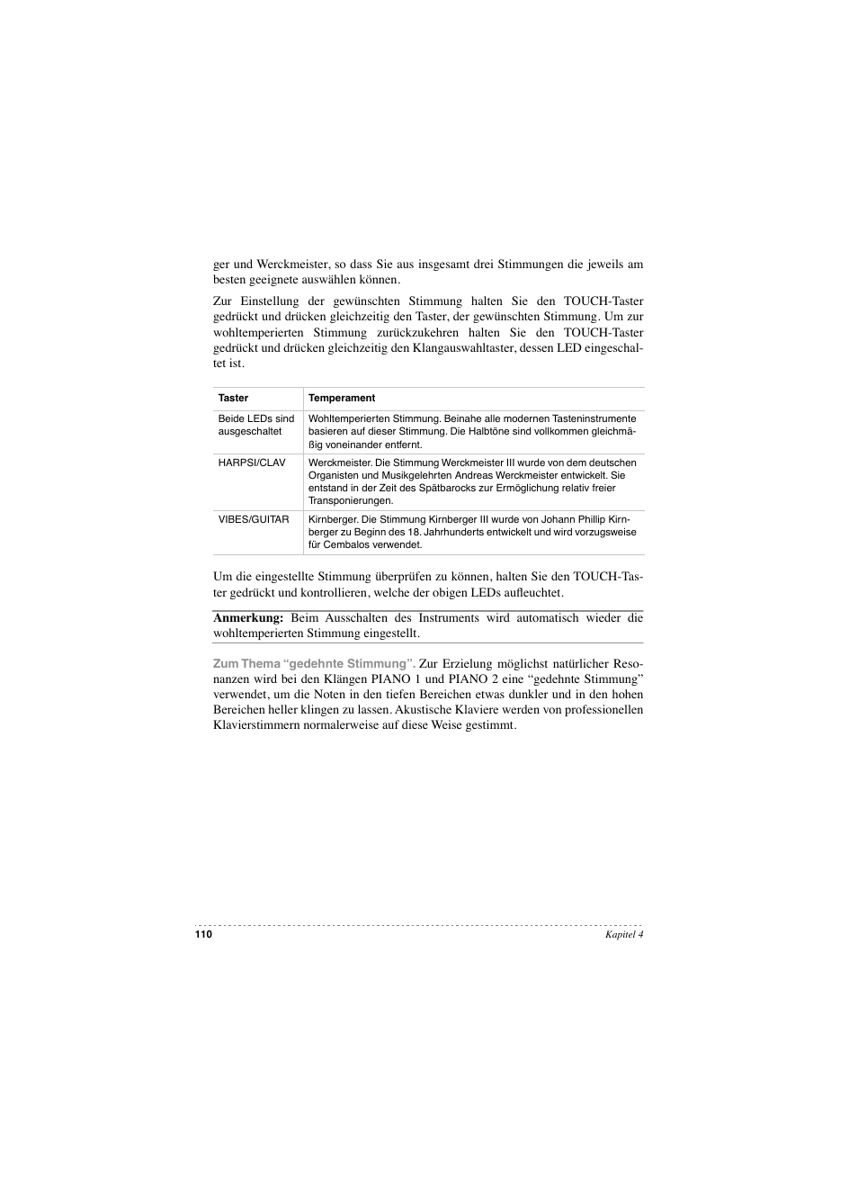 KORG SP 250 User Manual | Page 112 / 184
