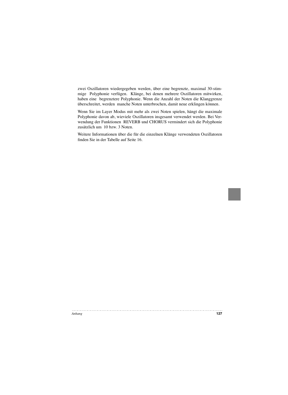 KORG SP 250 User Manual | Page 129 / 184