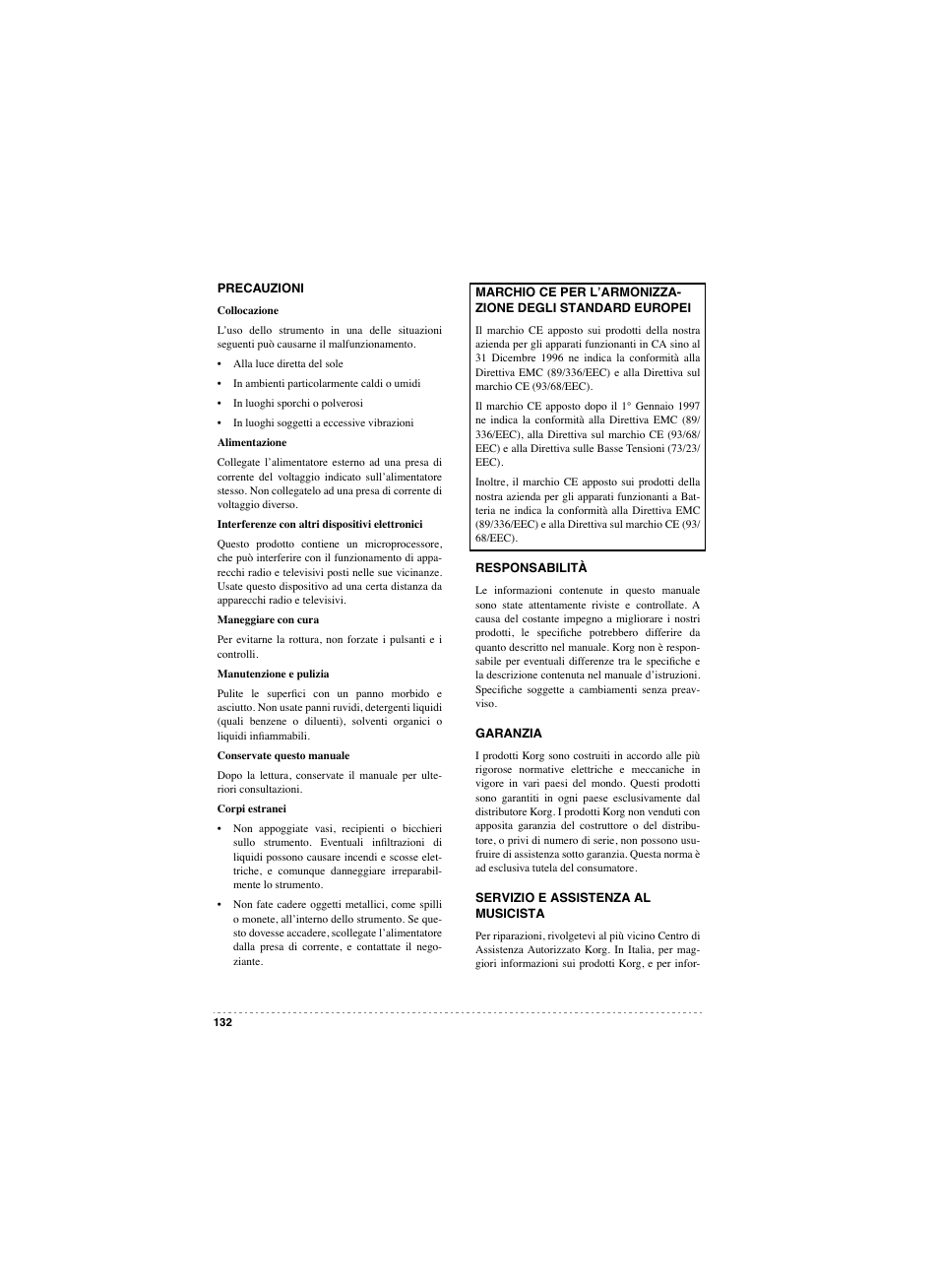 KORG SP 250 User Manual | Page 134 / 184