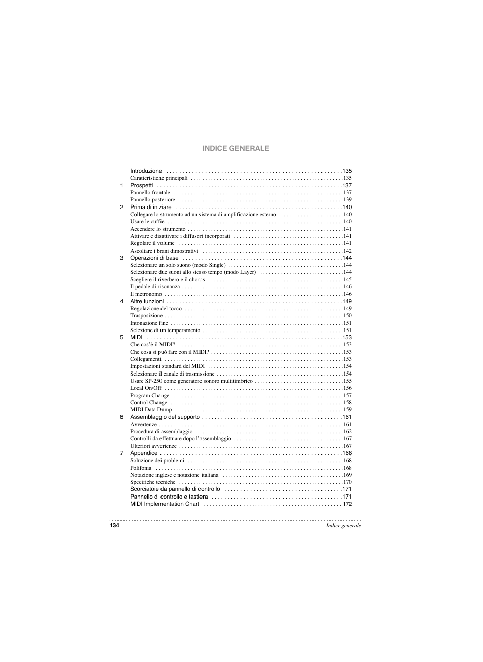 KORG SP 250 User Manual | Page 136 / 184