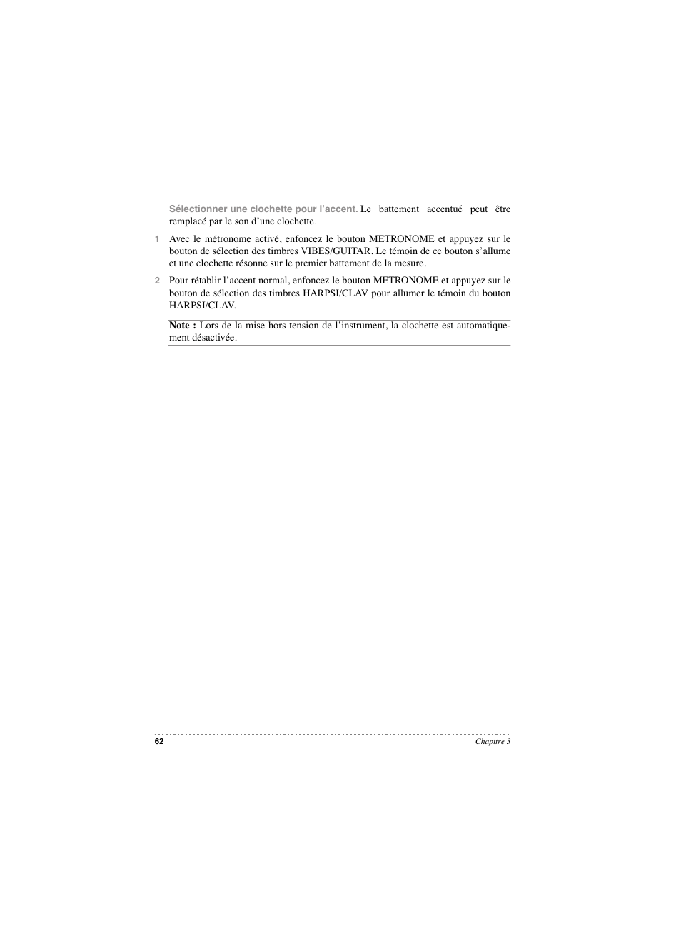 KORG SP 250 User Manual | Page 64 / 184
