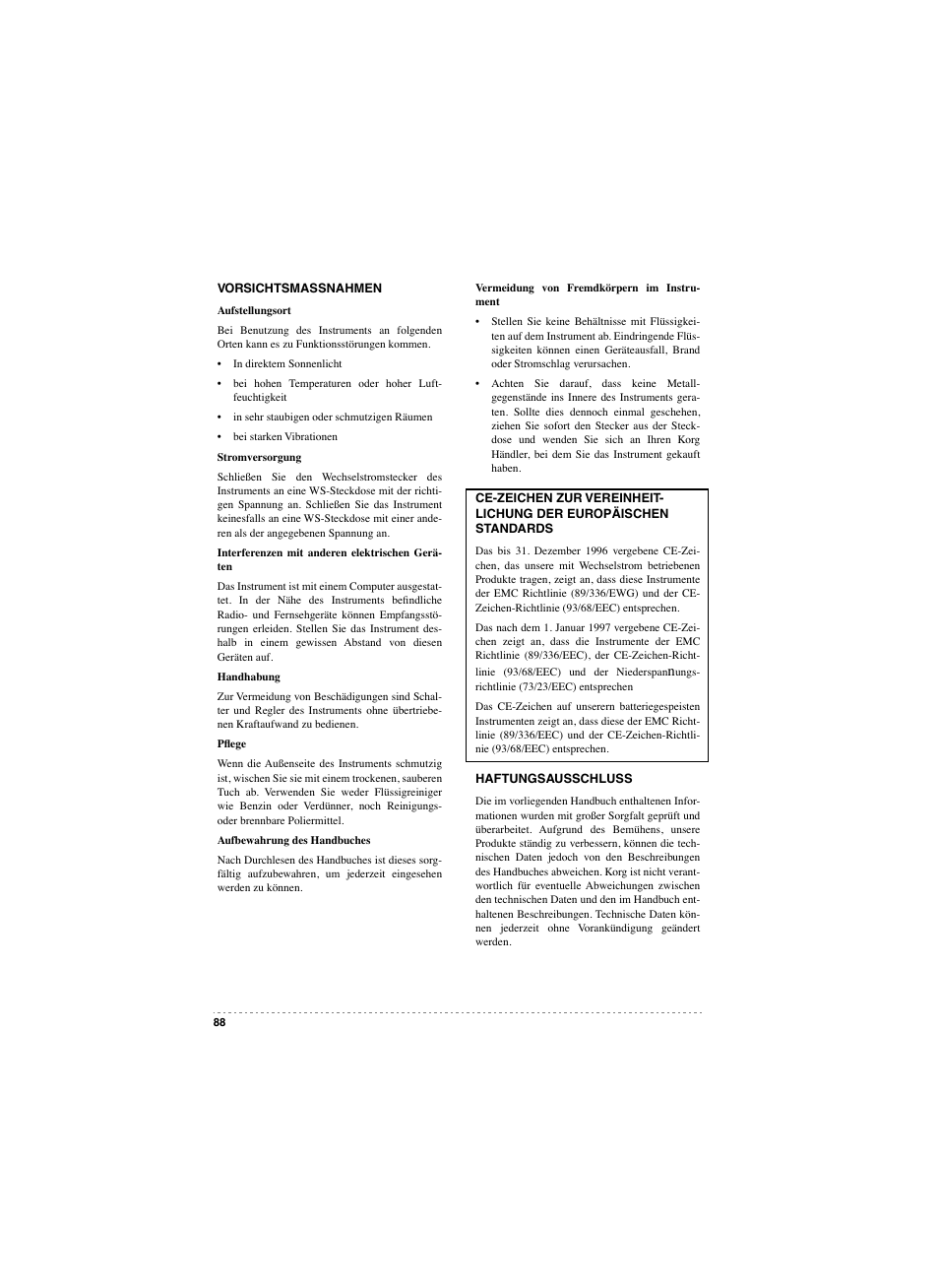 KORG SP 250 User Manual | Page 90 / 184