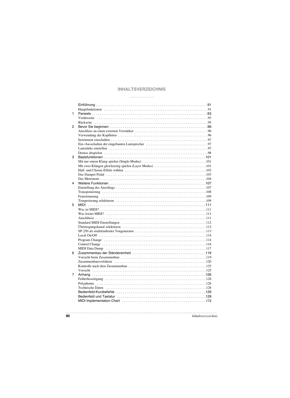 KORG SP 250 User Manual | Page 92 / 184