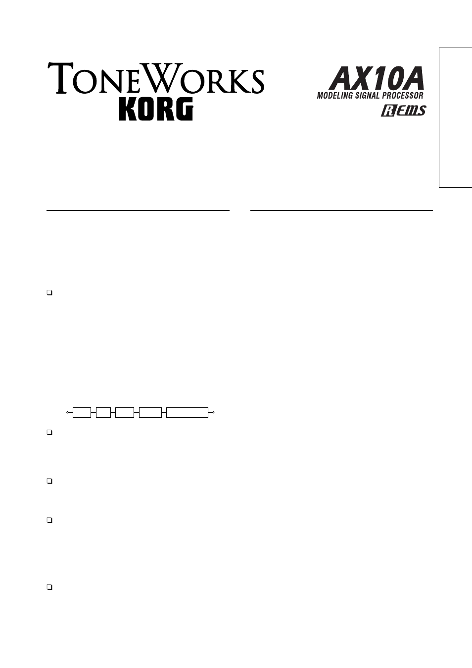 KORG AX10A User Manual | Page 2 / 39