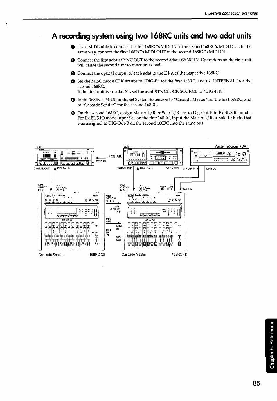 KORG Soundlink DRS REcording Console 168RC User Manual | Page 92 / 118