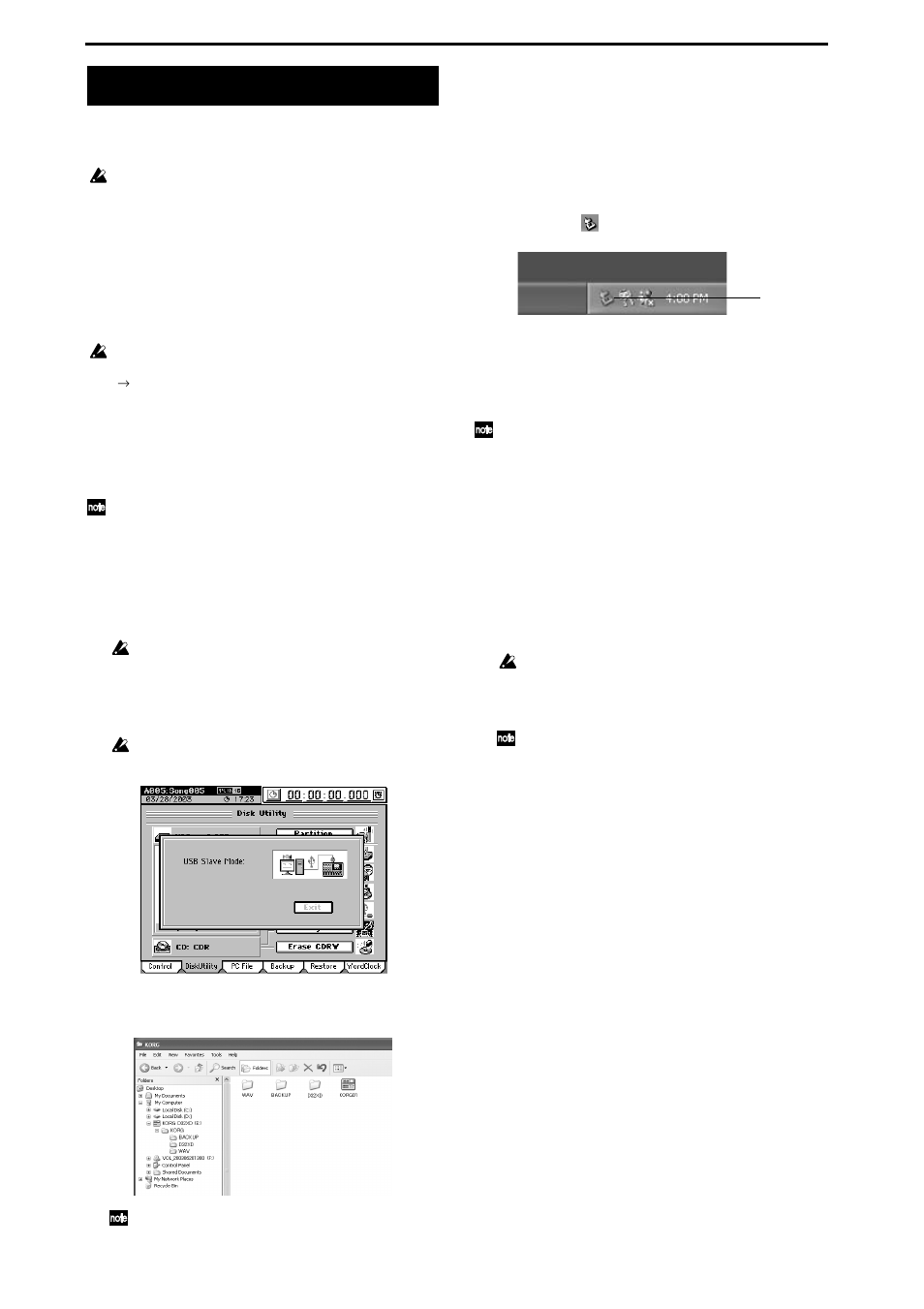 Saving/loading, Windows users (windows me/2000 or later), Macintosh users (mac os9.0.4 or later) | P.92) | KORG XTENDED DEFINITION D32XD User Manual | Page 102 / 208