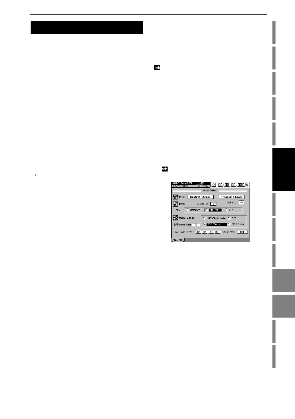 Midi, Midi connections, Midi channel settings | Midi messages used by the d32xd/d16xd, About the midi implementation chart, Using midi, Controlling the d32xd/d16xd from a midi sequencer, Synchronizing two d32xd or d16xd units, Midi messages used by the d32xd/d16xd93, Ol an external device via midi | KORG XTENDED DEFINITION D32XD User Manual | Page 103 / 208