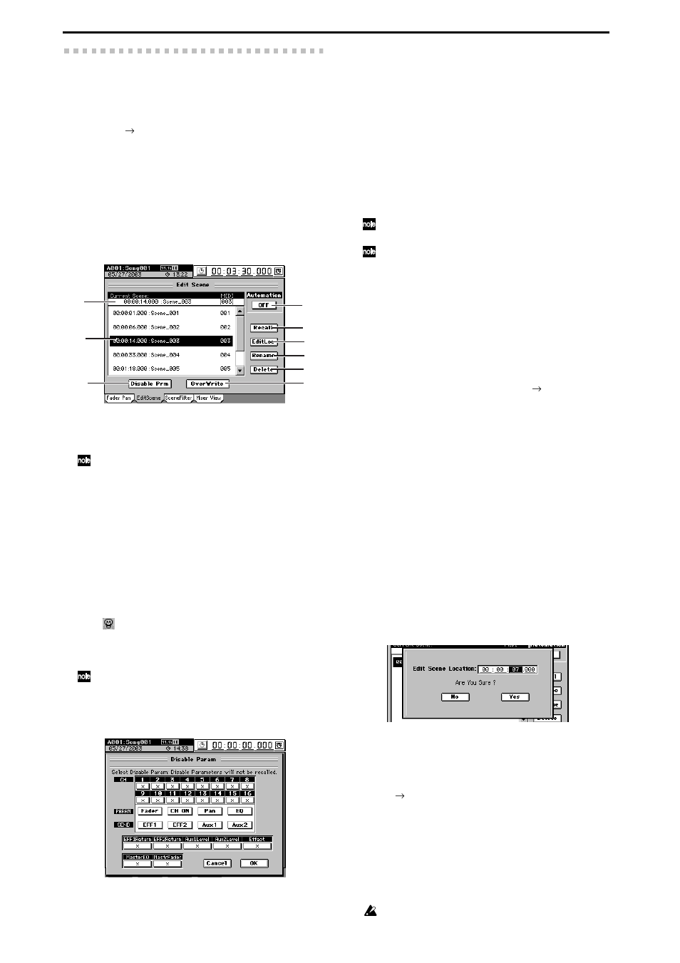 3c-2. edit scene | KORG XTENDED DEFINITION D32XD User Manual | Page 118 / 208