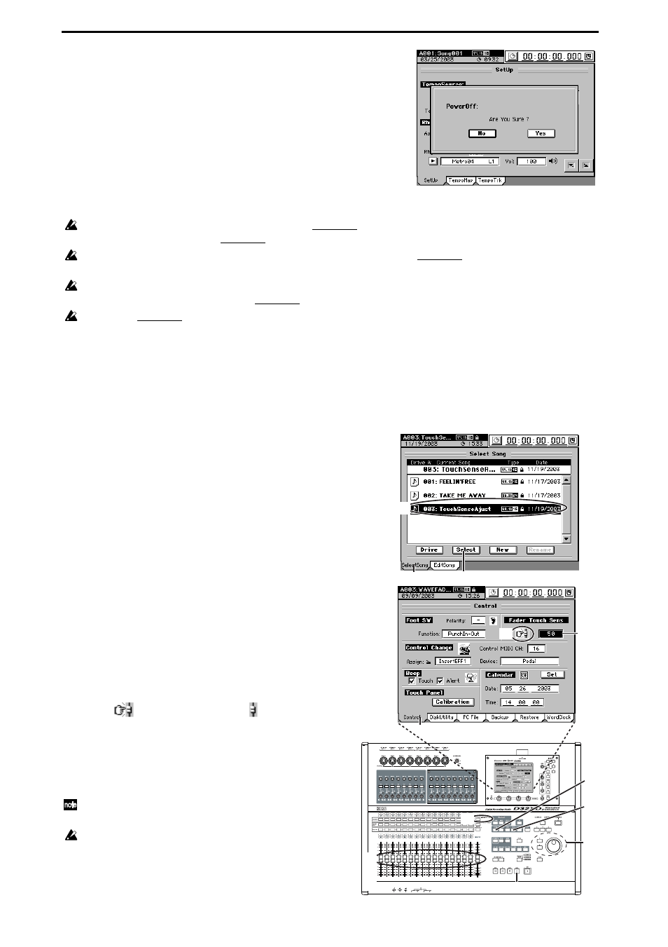 Adjusting the sensitivity of the moving faders, D32xd) | KORG XTENDED DEFINITION D32XD User Manual | Page 12 / 208