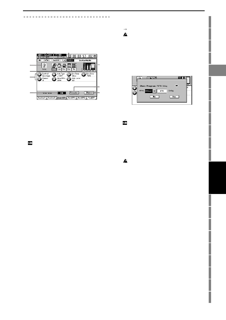 3. insert eff, Reference | KORG XTENDED DEFINITION D32XD User Manual | Page 129 / 208