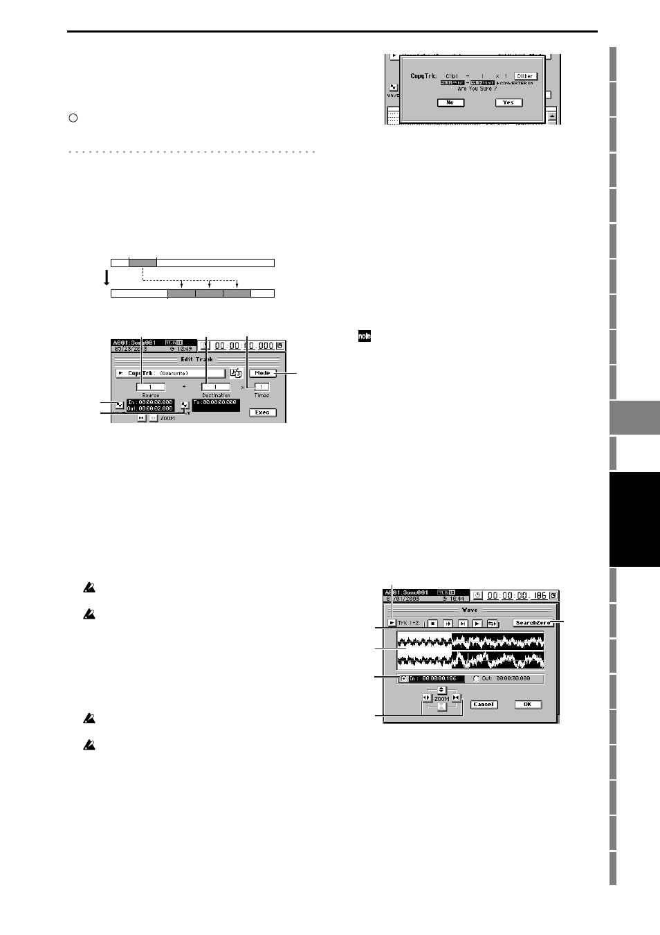 Use the wave dialog box, P.139), Dialog box | P.139, P.139) to set the location, Reference | KORG XTENDED DEFINITION D32XD User Manual | Page 149 / 208